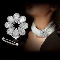 Fashion Simple Butterfly Love Flower With Zircon Brooch Nhlj136797 main image 4