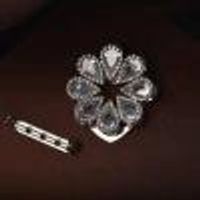Fashion Simple Butterfly Love Flower With Zircon Brooch Nhlj136797 main image 5