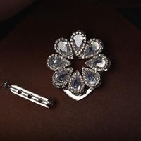 Fashion Simple Butterfly Love Flower With Zircon Brooch Nhlj136797 main image 1