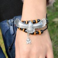 Aigle Accessoires Véritable Bracelet En Cuir Bande Ventes Directes D'usine Chaude Recommandé Bovins En Cuir Bracelet Soutenir La Petite Vente main image 3