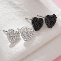 Womens Heart-shaped Stainless Steel Earrings Nhhf136942 main image 4