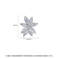 Jin Sejinghan Ohrringe Persönlichkeit Temperament Damen Koreanische Ohrringe Kreative Blumen Ohrringe Hersteller Kupfer Eingelegtes Zirkonium Ohrringe main image 6