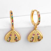 Ocean Style Alloy-plated Colorful Shell Earrings Nhas136974 main image 3