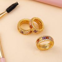 Vintage Luxury Full Rhinestone Colored Zircon Ring Nhas136988 main image 6