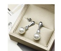 Japanische Und Koreanische Kalte Wind Einfache Perlen Ohrringe Weibliche Ohr Haken Schmuck Titan Stahl Material Ohrringe Farbe Erhalten Ein Stück main image 9