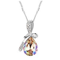 Fashion Classic Austrian Imitated Crystal Necklace Nhlj137019 main image 7