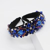 Fashion Baroque Imitated Crystal Beads Hand Sewn Headband Nhwj137089 main image 11