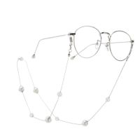 Fashion Chain Imitated Crystal Beads Handmade Glasses Chain Alloy And Alloy Nhbc137167 main image 3