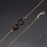 Acetate Leopard Glasses Chain Alloy  Alloy Nhbc137211 main image 3