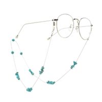 Fashion Natural Turquoise Beads Handmade Glasses Chain Nhbc137228 main image 1