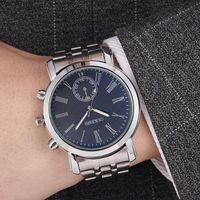 Fashion Business Pointer Stainless Steel Quartz Watch Nhmm137384 main image 5