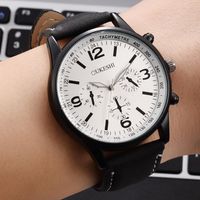 2017 Taobao Hot Sale Neue Gürtel Uhr Herrenmode Quarzuhr Wasserdichte Herren Uhr Hersteller Großhandel main image 6