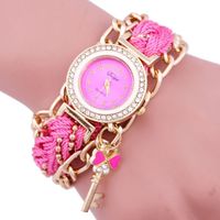 Korean Fashion Retro Rhinestone Student Punk Watch Nhmm137395 main image 5