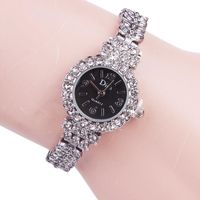 2019 Wechat Shopping Femmes Bracelet De Montre Bracelet Diamant Petit Cadran En Acier Ceinture Montre À Quartz D'une Seule Pièce Dropshipping main image 7