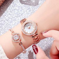 Waterproof Watch Set Bracelet Watch Two-piece Nhmm137404 main image 1