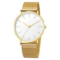 Vente Chaude Hommes De Mode Simple Logo-livraison Montre Mesh Quartz Étudiant Montre-bracelet sku image 10