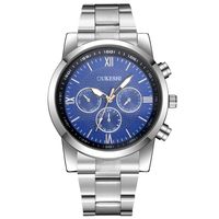 Neue Uhr Fabrik Direkt Verkauf Business Edelstahl Gürtel Herren Uhr Silber Legierung Mode Uhr Geschenk sku image 1