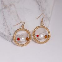 Womens Geometry Electroplating Alloy Earrings Nhjj137802 main image 2