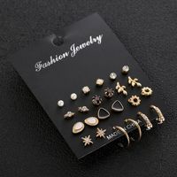 Womens Heart-shaped Electroplating Alloy Earrings Nhsd137825 main image 5