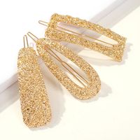 Metallic Texture Hair Clip Three-piece Nhmd137916 main image 5