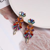 Vintage Temperament Geometric Design Rhinestone Earrings Nhjj137923 main image 1