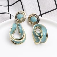 Fashion Geometric Twisted Exaggerated Metal Piece Alloy Earrings Nhjj137928 main image 1
