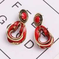 Fashion Geometric Twisted Exaggerated Metal Piece Alloy Earrings Nhjj137928 main image 3
