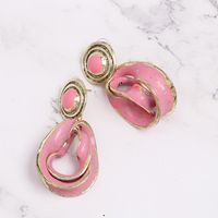 Fashion Geometric Twisted Exaggerated Metal Piece Alloy Earrings Nhjj137928 main image 5