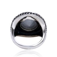 Europäischer Und Amerikanischer Edelstein Ring Retro Bohemian Kristall Ring    Legierung Schmuck Großhandel main image 4