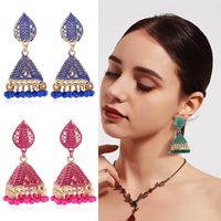 Womens Geometric Slick Alloy Earrings Nhkq138016 main image 2