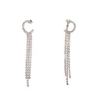 52037 Lange Luxus Voller Diamant Quaste Ohrringe Weiblich Temperament Koreanische Übertriebene Buchstaben Ohrringe Ohrringe Ohrringe sku image 1