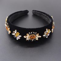 2021 Nouveau Baroque Plein Diamant Perle Cristal Rétro Bandeau De Mode Rue Tir Voyage Accessoires Cheveux Nuptiale En Gros main image 8