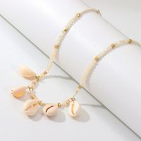 Fashion Rice Beads Natural Shell Necklace Nhnz138179 main image 3