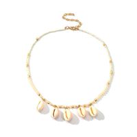 Fashion Rice Beads Natural Shell Necklace Nhnz138179 main image 6