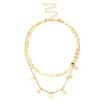 Fashion Round Star Alloy Necklace Nhnz138199 main image 6