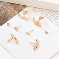 Stylish Personality Full Front And Rear Earrings Nhxs138221 main image 5