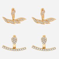 Stylish Personality Full Front And Rear Earrings Nhxs138221 main image 6