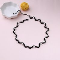 Korean Fashion Personality Clavicle Beads Necklace Nhqd138245 main image 4
