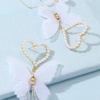 Womens Heart Butterfly Electroplating Alloy Earrings Nhnz138246 main image 5
