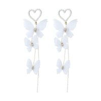Womens Heart Butterfly Electroplating Alloy Earrings Nhnz138246 main image 6
