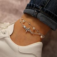 Retro Minimalist Inlaid Beads Anklet Bracelet Nhpj138277 main image 2