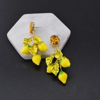 Womens Floral Plating Alloy Earrings Nhnt138310 main image 5