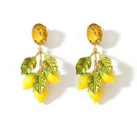 Womens Floral Plating Alloy Earrings Nhnt138310 main image 6