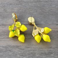 Womens Floral Plating Alloy Earrings Nhnt138310 main image 7