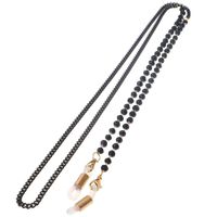 Fashion Black Beads Metal Glasses Chain Nhbc130960 main image 4