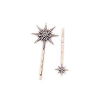 Rhinestone Moon Star Alloy Hair Clip Nhqd131037 main image 4