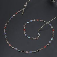 Colorful Glass Beads Handmade Glasses Chain Nhbc131091 main image 3