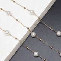 Fashion Dual-use Beads Necklace Glasses Chain Nhbc130953 sku image 1