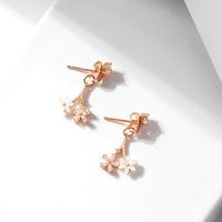 Womens Floral Plating Alloy Earrings Nhll131540 main image 1