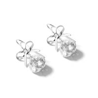 Simple And Exquisite Super Fairy Bow Rhinestone Alloy Earrings Nhll131552 main image 6